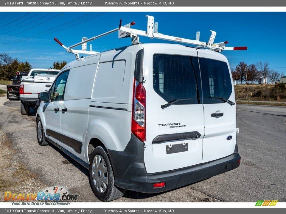 2019 Ford Transit Connect XL Van White / Ebony Photo #6