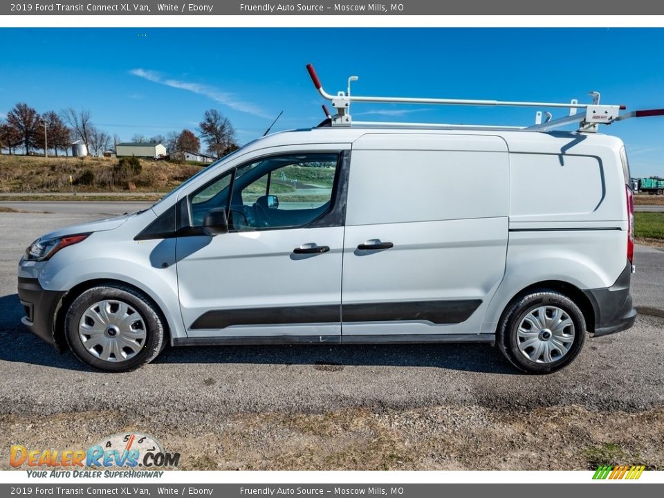 2019 Ford Transit Connect XL Van White / Ebony Photo #7