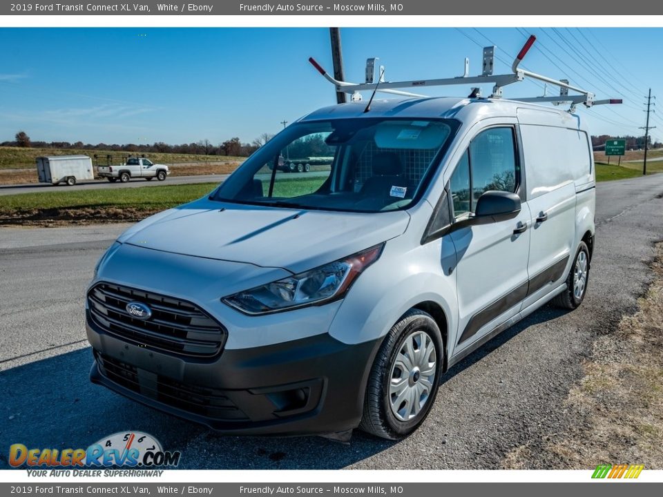 2019 Ford Transit Connect XL Van White / Ebony Photo #8