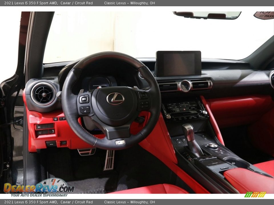 Dashboard of 2021 Lexus IS 350 F Sport AWD Photo #6