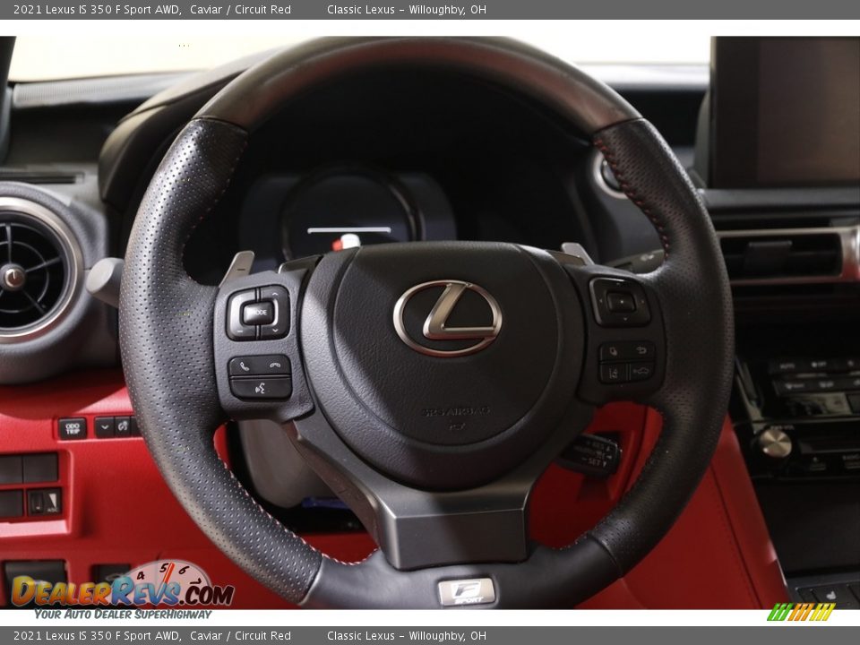 2021 Lexus IS 350 F Sport AWD Steering Wheel Photo #7