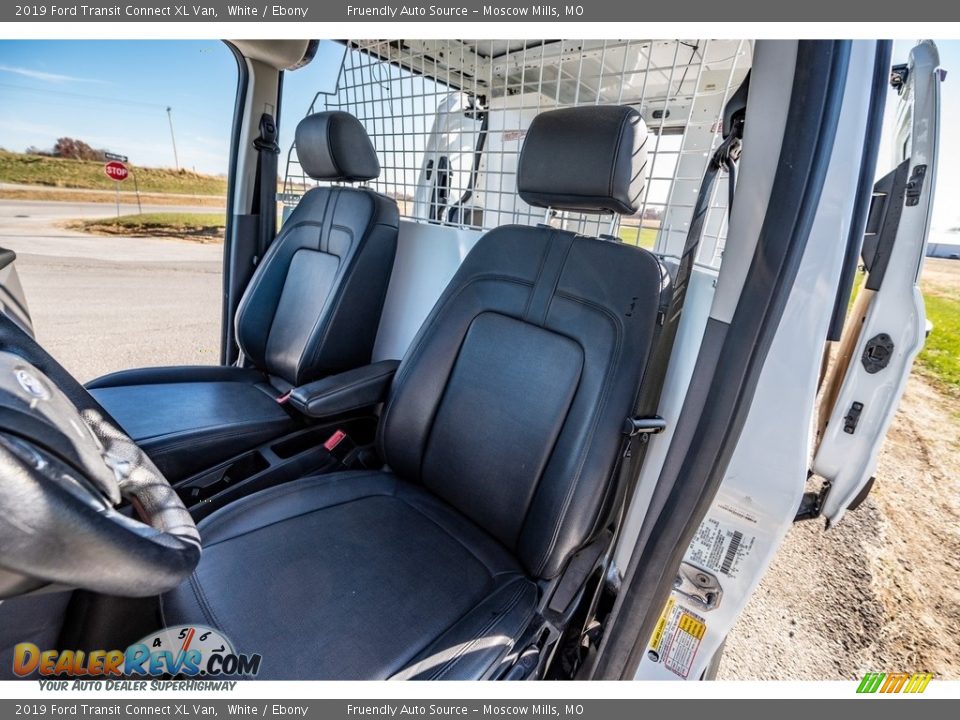 2019 Ford Transit Connect XL Van White / Ebony Photo #17