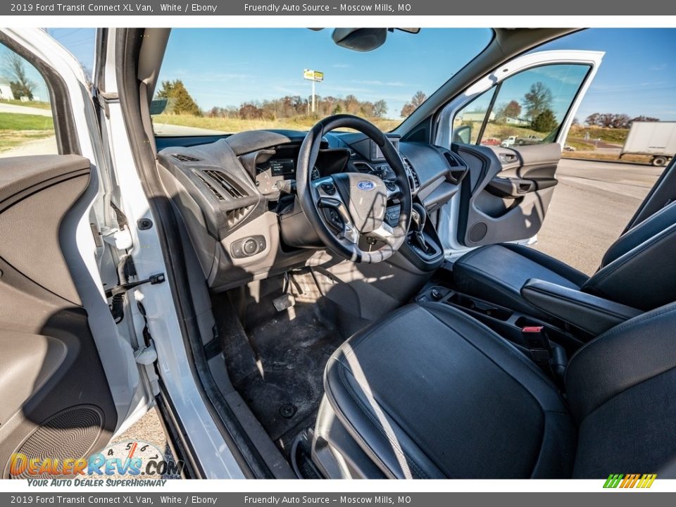 2019 Ford Transit Connect XL Van White / Ebony Photo #19