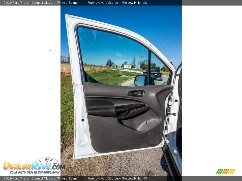 2019 Ford Transit Connect XL Van White / Ebony Photo #20
