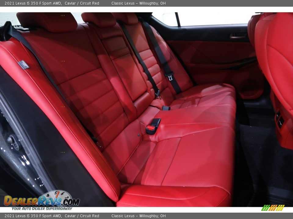 Rear Seat of 2021 Lexus IS 350 F Sport AWD Photo #15