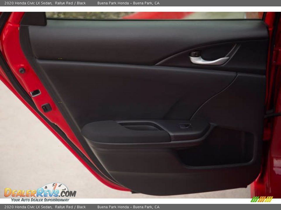 2020 Honda Civic LX Sedan Rallye Red / Black Photo #31