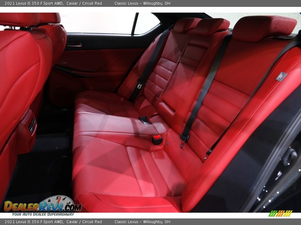 Rear Seat of 2021 Lexus IS 350 F Sport AWD Photo #16