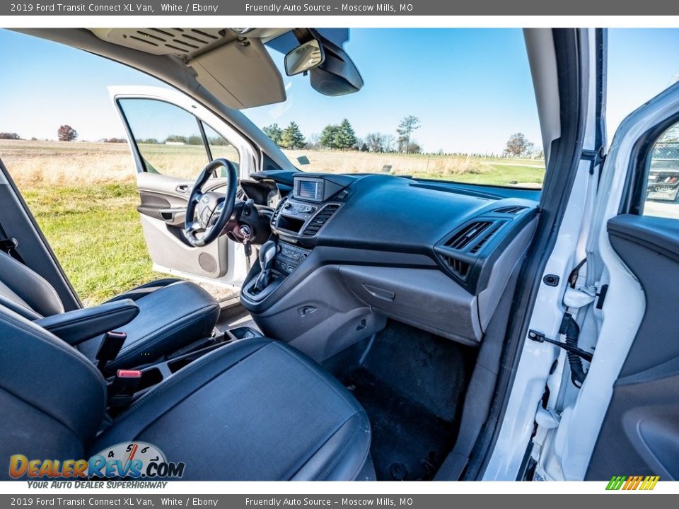 2019 Ford Transit Connect XL Van White / Ebony Photo #28