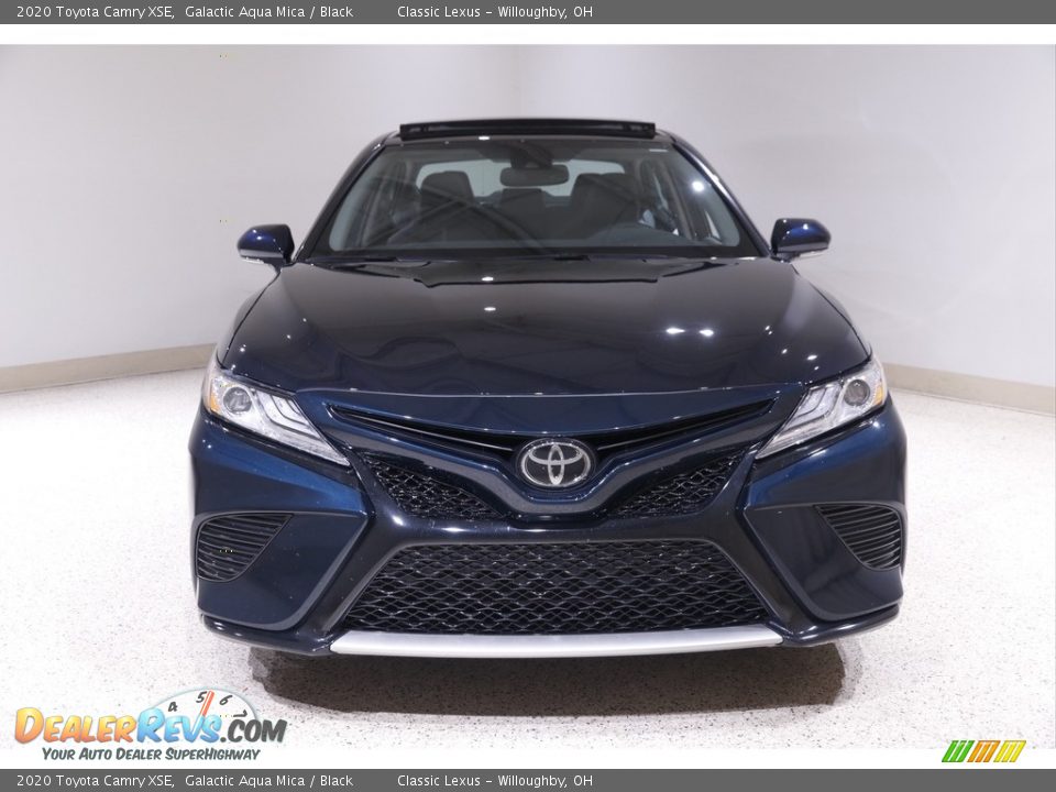 2020 Toyota Camry XSE Galactic Aqua Mica / Black Photo #2