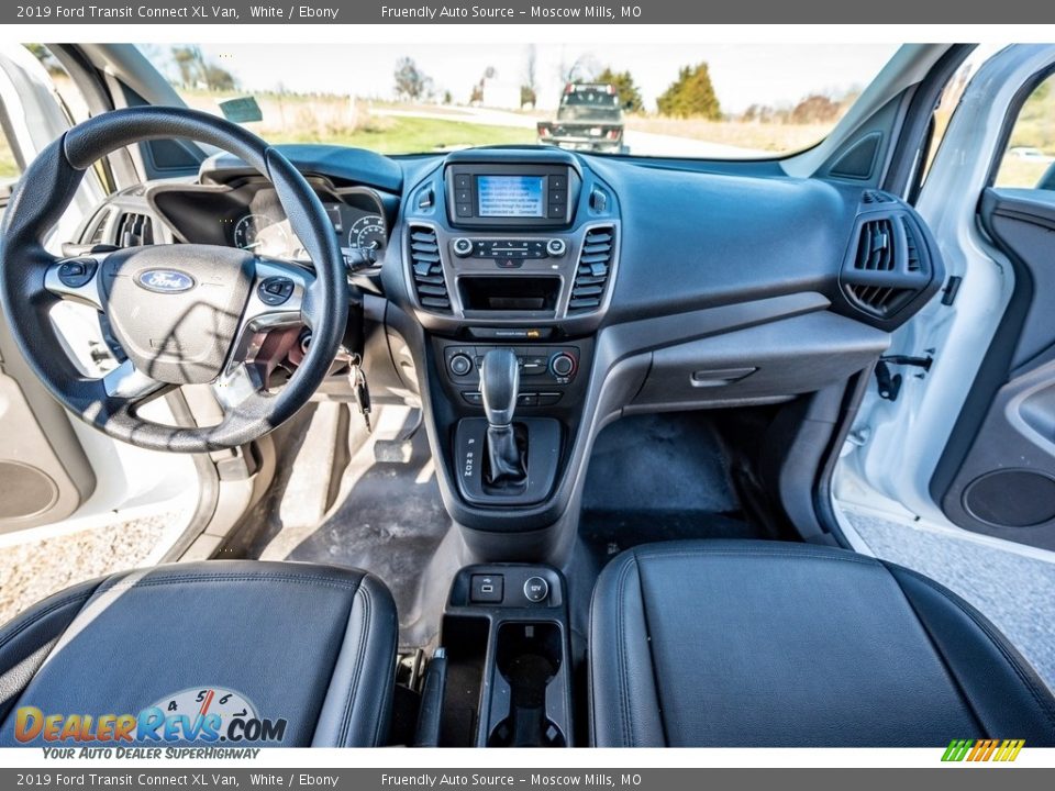 2019 Ford Transit Connect XL Van White / Ebony Photo #31