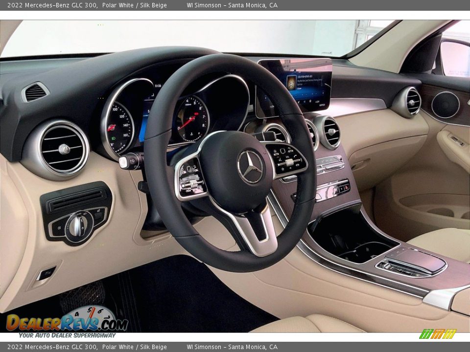 2022 Mercedes-Benz GLC 300 Polar White / Silk Beige Photo #4