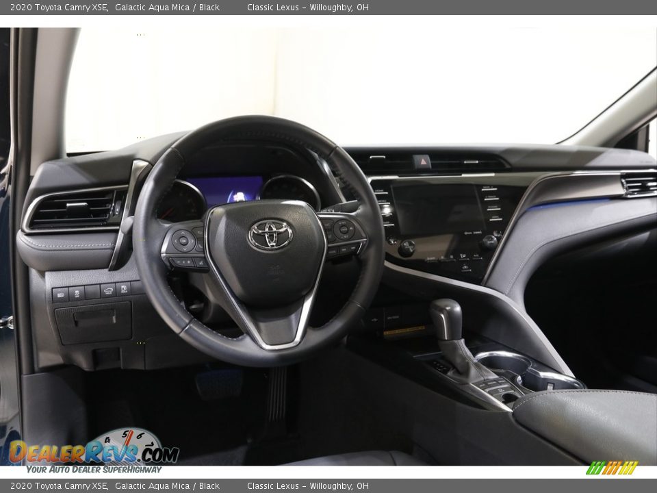 2020 Toyota Camry XSE Galactic Aqua Mica / Black Photo #6