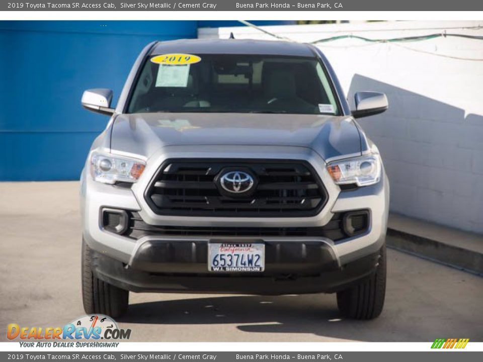 2019 Toyota Tacoma SR Access Cab Silver Sky Metallic / Cement Gray Photo #7