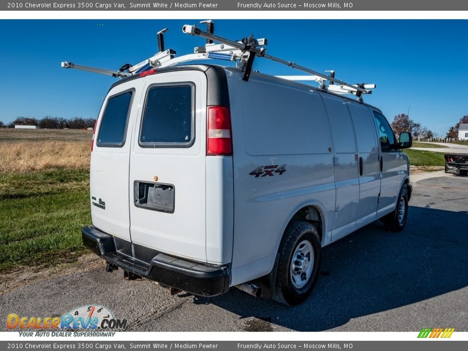 2010 Chevrolet Express 3500 Cargo Van Summit White / Medium Pewter Photo #3