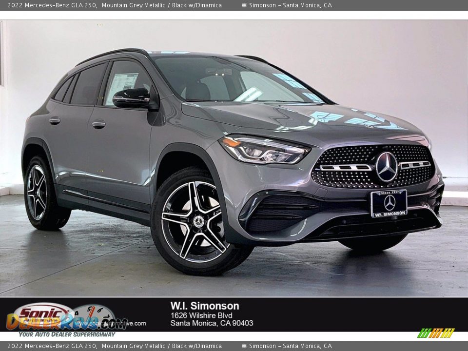 2022 Mercedes-Benz GLA 250 Mountain Grey Metallic / Black w/Dinamica Photo #1