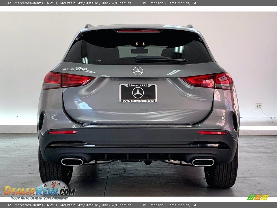 2022 Mercedes-Benz GLA 250 Mountain Grey Metallic / Black w/Dinamica Photo #3