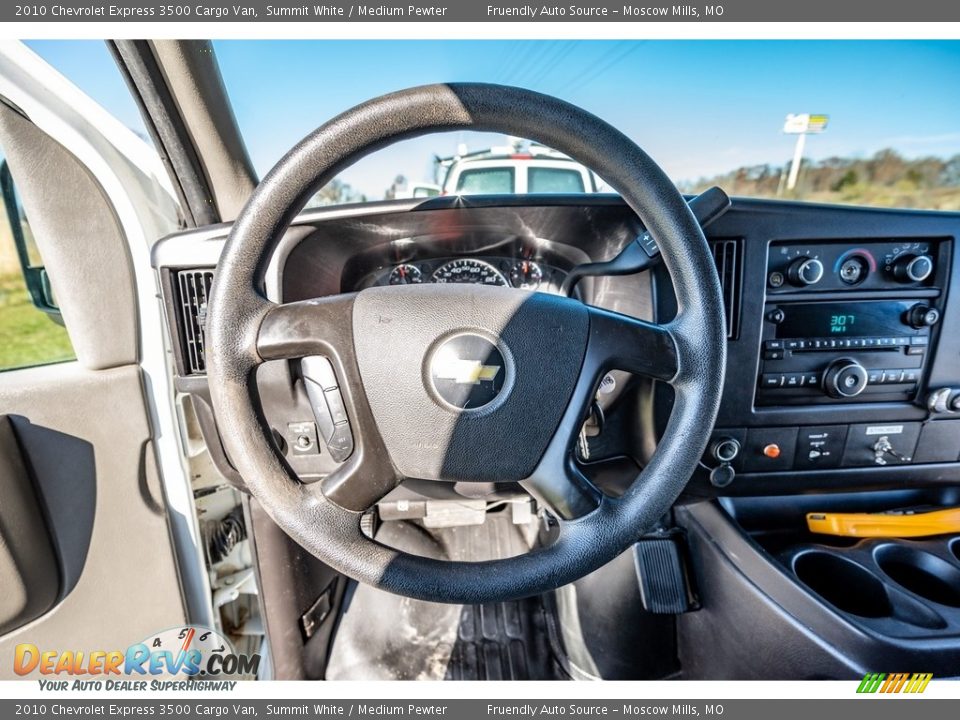 2010 Chevrolet Express 3500 Cargo Van Summit White / Medium Pewter Photo #14