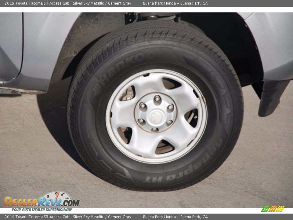 2019 Toyota Tacoma SR Access Cab Silver Sky Metallic / Cement Gray Photo #34