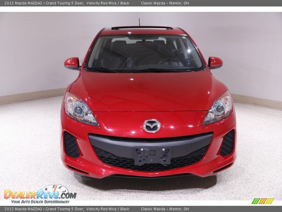 2013 Mazda MAZDA3 i Grand Touring 5 Door Velocity Red Mica / Black Photo #2