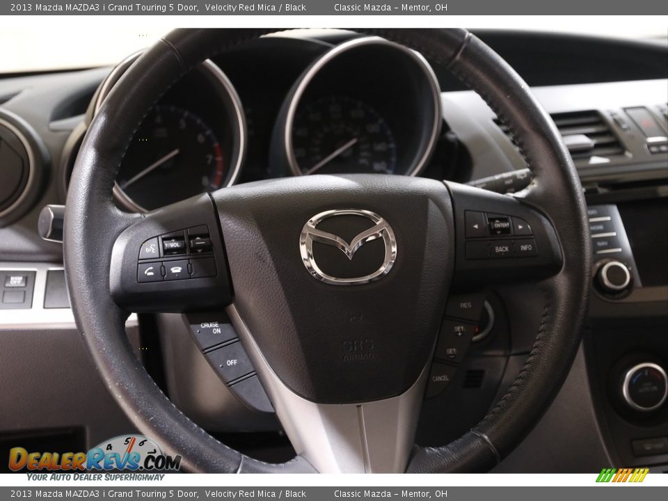 2013 Mazda MAZDA3 i Grand Touring 5 Door Steering Wheel Photo #7