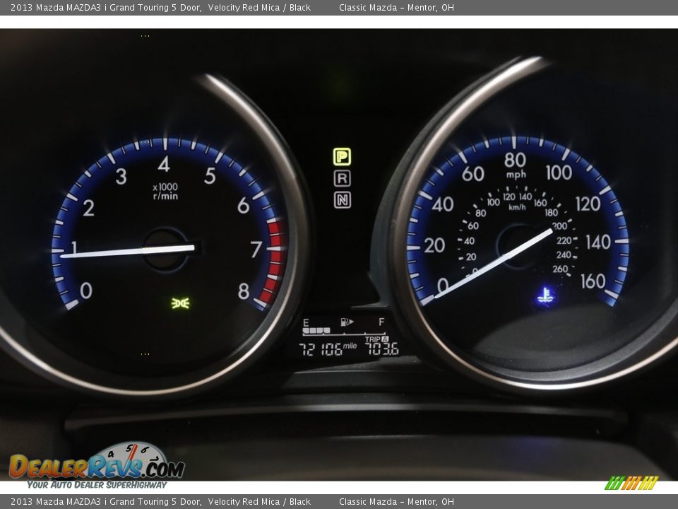 2013 Mazda MAZDA3 i Grand Touring 5 Door Gauges Photo #8