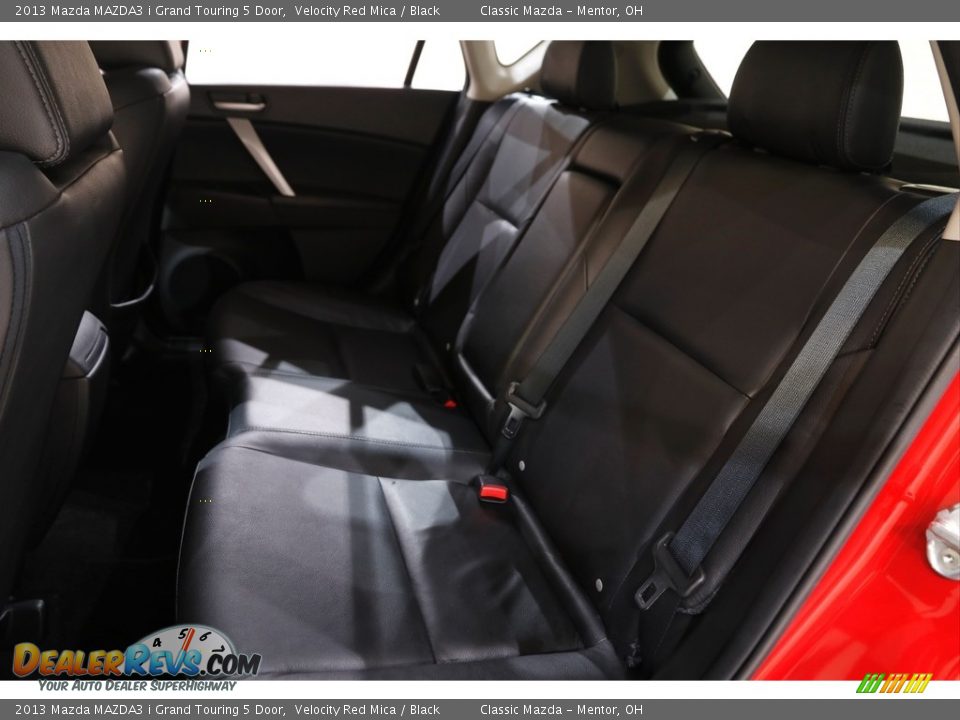 2013 Mazda MAZDA3 i Grand Touring 5 Door Velocity Red Mica / Black Photo #19