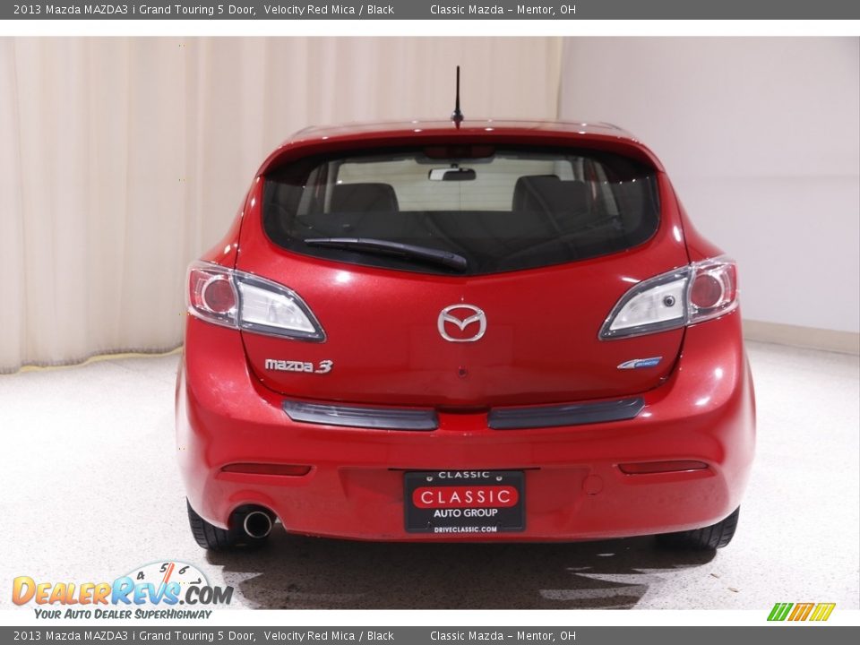2013 Mazda MAZDA3 i Grand Touring 5 Door Velocity Red Mica / Black Photo #20