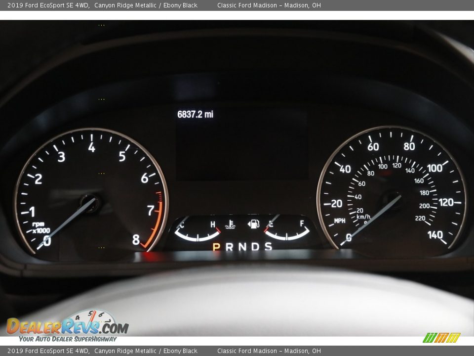 2019 Ford EcoSport SE 4WD Canyon Ridge Metallic / Ebony Black Photo #8