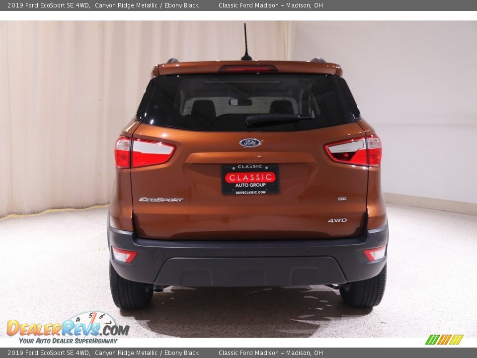 2019 Ford EcoSport SE 4WD Canyon Ridge Metallic / Ebony Black Photo #17