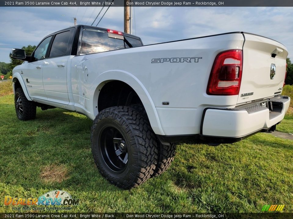 2021 Ram 3500 Laramie Crew Cab 4x4 Bright White / Black Photo #5