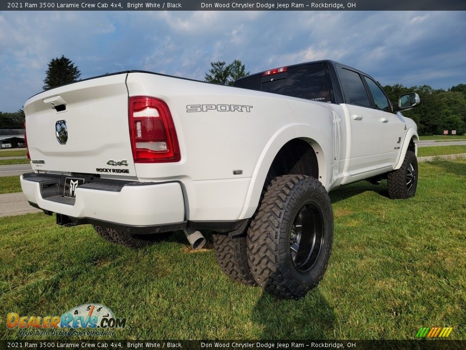 2021 Ram 3500 Laramie Crew Cab 4x4 Bright White / Black Photo #7