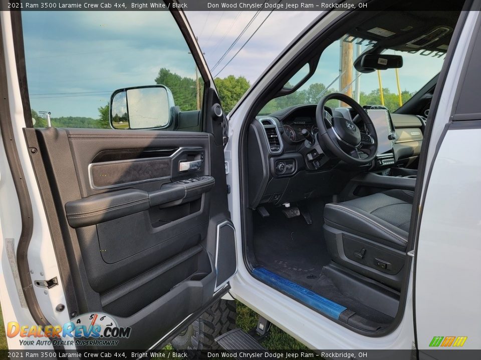 2021 Ram 3500 Laramie Crew Cab 4x4 Bright White / Black Photo #10