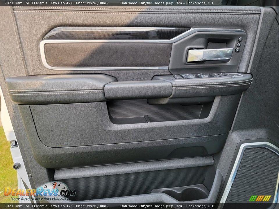 2021 Ram 3500 Laramie Crew Cab 4x4 Bright White / Black Photo #11