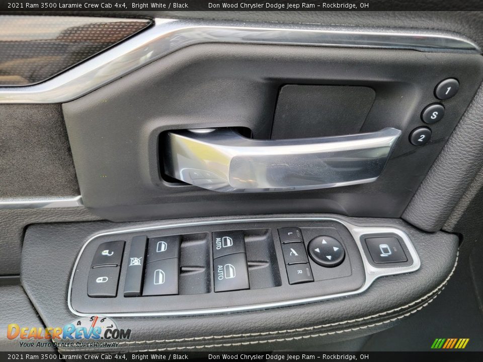 2021 Ram 3500 Laramie Crew Cab 4x4 Bright White / Black Photo #12