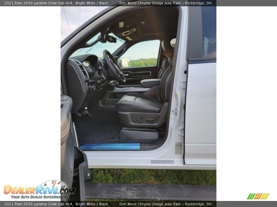 2021 Ram 3500 Laramie Crew Cab 4x4 Bright White / Black Photo #13
