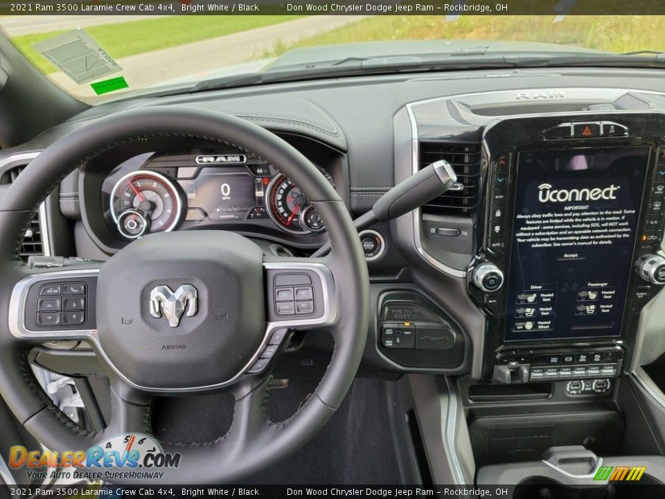 2021 Ram 3500 Laramie Crew Cab 4x4 Bright White / Black Photo #15