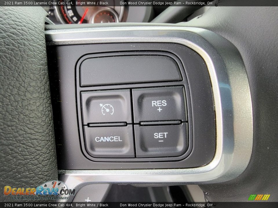 2021 Ram 3500 Laramie Crew Cab 4x4 Bright White / Black Photo #17