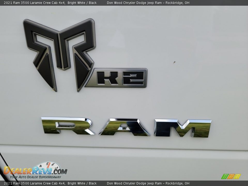 2021 Ram 3500 Laramie Crew Cab 4x4 Bright White / Black Photo #26