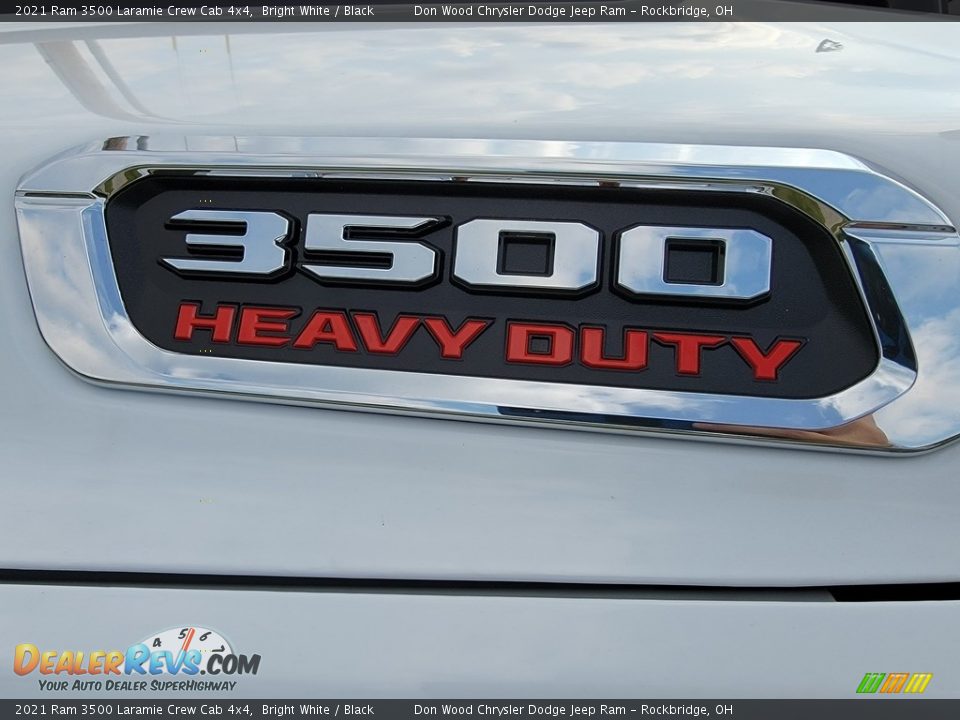 2021 Ram 3500 Laramie Crew Cab 4x4 Bright White / Black Photo #28