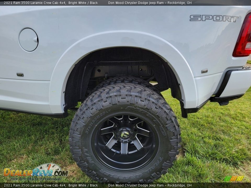 2021 Ram 3500 Laramie Crew Cab 4x4 Bright White / Black Photo #30