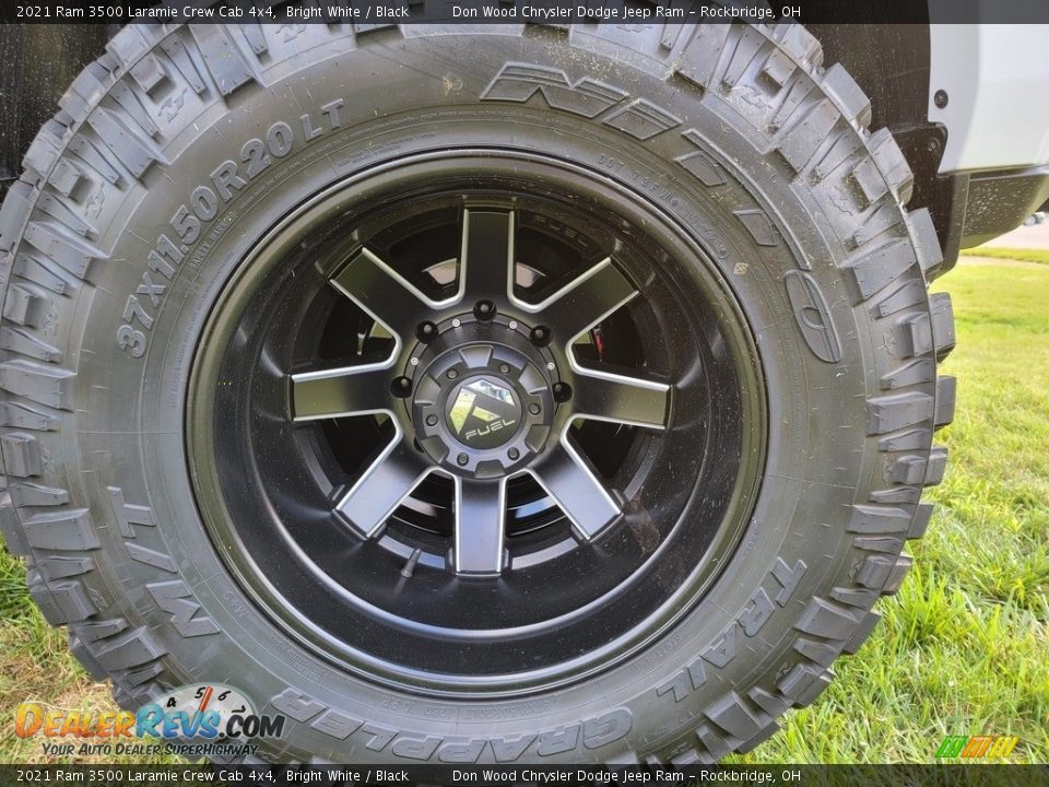2021 Ram 3500 Laramie Crew Cab 4x4 Bright White / Black Photo #31