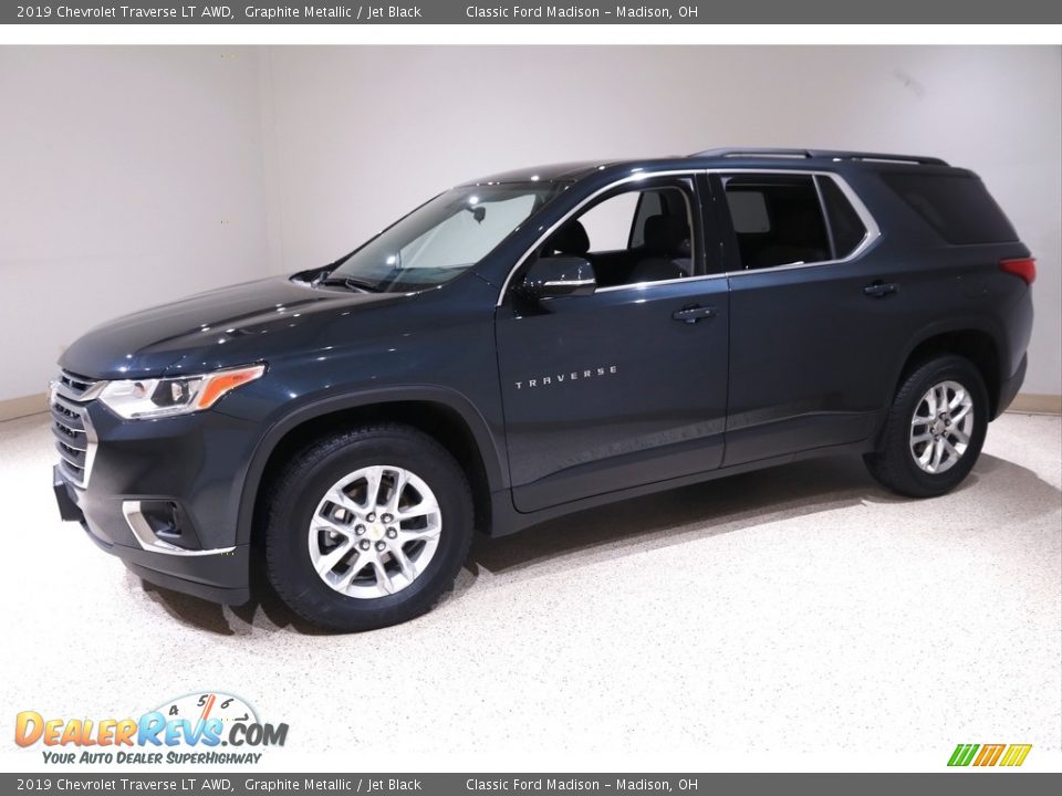 2019 Chevrolet Traverse LT AWD Graphite Metallic / Jet Black Photo #3