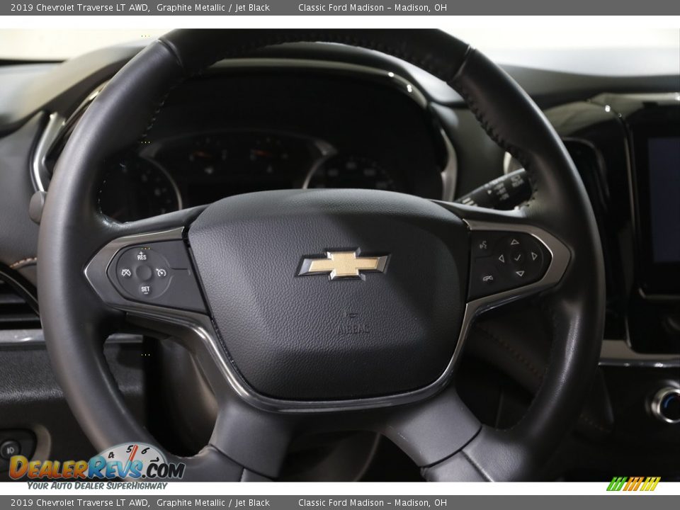 2019 Chevrolet Traverse LT AWD Graphite Metallic / Jet Black Photo #7