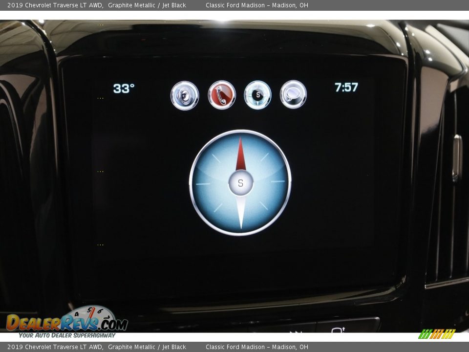 2019 Chevrolet Traverse LT AWD Graphite Metallic / Jet Black Photo #12