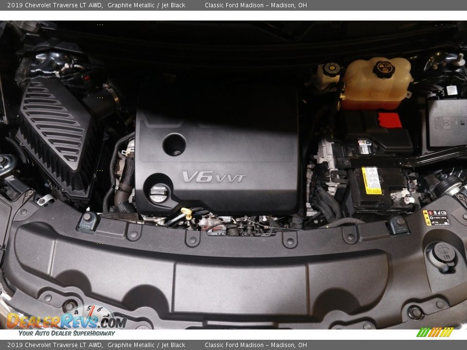 2019 Chevrolet Traverse LT AWD Graphite Metallic / Jet Black Photo #20