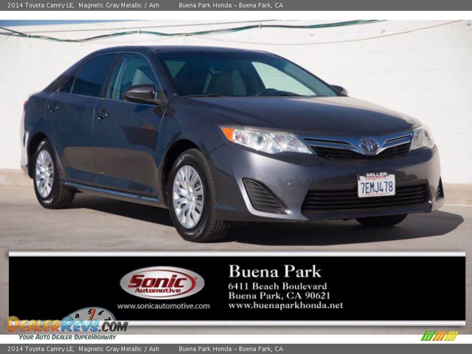 2014 Toyota Camry LE Magnetic Gray Metallic / Ash Photo #1