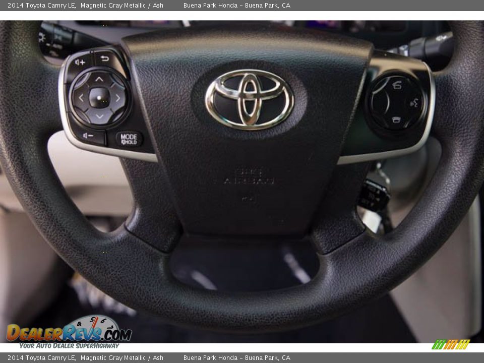 2014 Toyota Camry LE Magnetic Gray Metallic / Ash Photo #15