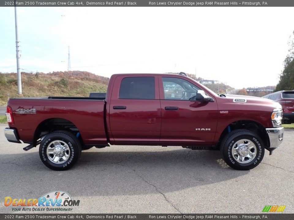 2022 Ram 2500 Tradesman Crew Cab 4x4 Delmonico Red Pearl / Black Photo #4