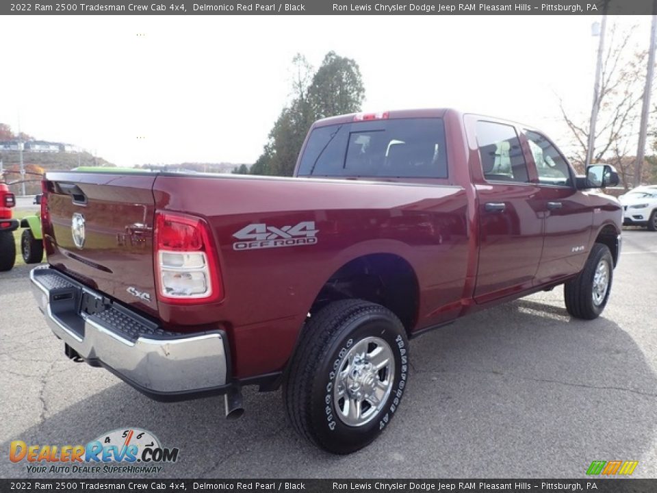 2022 Ram 2500 Tradesman Crew Cab 4x4 Delmonico Red Pearl / Black Photo #5