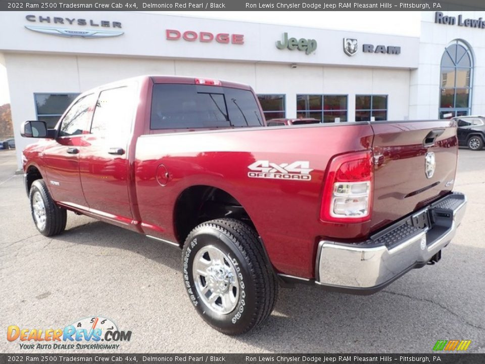 2022 Ram 2500 Tradesman Crew Cab 4x4 Delmonico Red Pearl / Black Photo #7